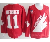 Team Canada #11 Messier Throwback red