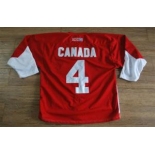 Team Canada jerseys #4 blank red[1972 Vintage]