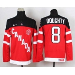 nhl jerseys team canada #8 doughty red[100 th]