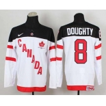 nhl jerseys team canada #8 doughty white[100 th]