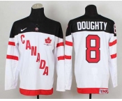 nhl jerseys team canada #8 doughty white[100 th]