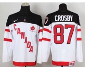 nhl jerseys team canada #87 crosby white[100 th]