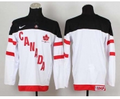 nhl jerseys team canada blank white[100 th]