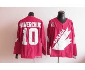 nhl jerseys team canada olympic #10 hawerchuk m&n red[hawerchuk]