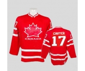 nhl team canada #17 carter 2010 olympic red