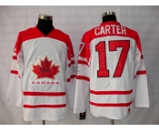 nhl team canada #17 carter 2010 olympic white