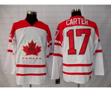 nhl team canada #17 carter 2010 olympic white