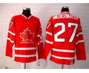 nhl team canada #27 niedremayer 2010 olympic red