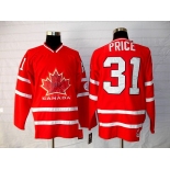 nhl team canada #31 price 2010 olympic red