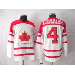 nhl team canada #4 lecavalier 2010 olympic white