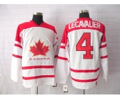 nhl team canada #4 lecavalier 2010 olympic white