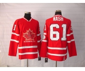 nhl team canada #61 nach 2010 olympic red