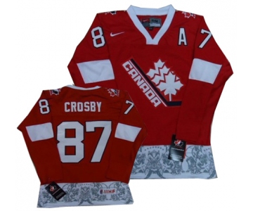 nhl team canada #87 crosby red (2012 new)