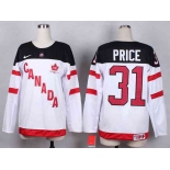 women nhl jerseys team canada #31 price white[100 th]