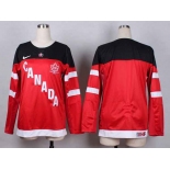 women nhl jerseys team canada blank red[100 th]