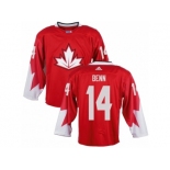 Youth Adidas Team Canada #14 Jamie Benn Authentic Red Away 2016 World Cup Ice Hockey Jersey