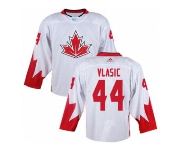 Youth Adidas Team Canada #44 Marc-Edouard Vlasic Premier White Home 2016 World Cup Ice Hockey Jersey