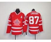 Youth nhl team canada #87 crosby red[patch A]