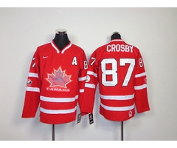 Youth nhl team canada #87 crosby red[patch A]