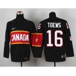 youth nhl jerseys team canada #16 toews black[2014 winter olympics]