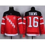 youth nhl jerseys team canada #16 toews red[100 th]