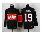 youth nhl jerseys team canada #19 toews black[2014 winter olympics]