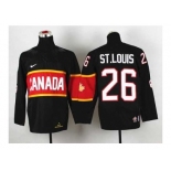 youth nhl jerseys team canada #26 st.louis black[2014 winter olympics]