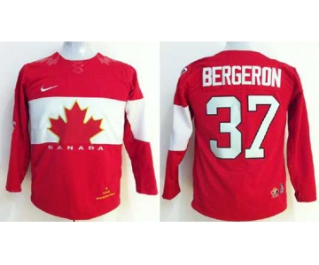 youth nhl jerseys team canada #37 bergeron red[2014 winter olympics]