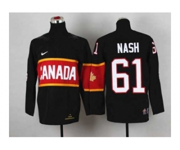 youth nhl jerseys team canada #61 nash black[2014 winter olympics]