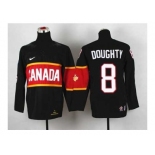 youth nhl jerseys team canada #8 doughty black[2014 winter olympics]