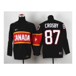 youth nhl jerseys team canada #87 crosby black[2014 winter olympics]