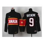 youth nhl jerseys team canada #9 duchene black[2014 winter olympics]