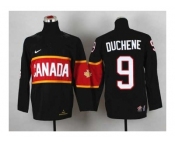 youth nhl jerseys team canada #9 duchene black[2014 winter olympics]