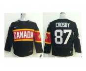 youth nhl jerseys team canada olympic #87 crosby black[2014 new]