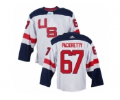 Men Adidas Team USA #67 Max Pacioretty White 2016 World Cup Ice Hockey Jersey