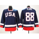 NHL Jerseys USA #88 Kane dark blue