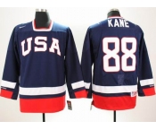 NHL Jerseys USA #88 Kane dark blue