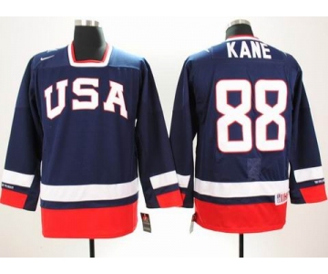 NHL Jerseys USA #88 Kane dark blue