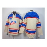 nhl jerseys #37 cream USA[pullover hooded sweatshirt]