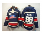 nhl jerseys #88 kane blue USA[pullover hooded sweatshirt]