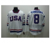 nhl team usa #8 omisarekk 2010 olympic white