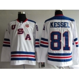 nhl team usa #81 kessel 2010 olympic white