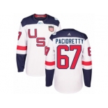 Youth Adidas Team USA #67 Max Pacioretty Premier White Home 2016 World Cup Ice Hockey Jersey