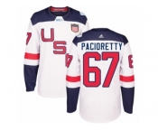 Youth Adidas Team USA #67 Max Pacioretty Premier White Home 2016 World Cup Ice Hockey Jersey