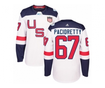 Youth Adidas Team USA #67 Max Pacioretty Premier White Home 2016 World Cup Ice Hockey Jersey