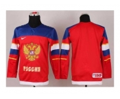 youth 2014 winter olympics nhl jerseys blank red Russia