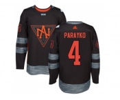 Team North America #4 Colton Parayko Black 2016 World Cup Stitched NHL Jersey