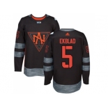 Team North America #5 Aaron Ekblad Black 2016 World Cup Stitched NHL Jersey