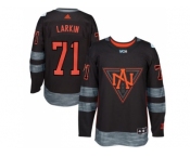 Team North America #71 Dylan Larkin Black 2016 World Cup Stitched NHL Jersey