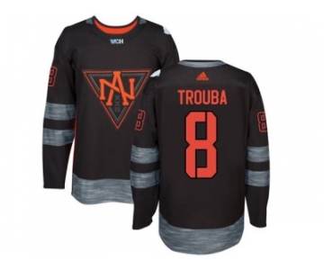 Team North America #8 Jacob Trouba Black 2016 World Cup Stitched NHL Jersey